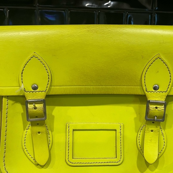 Neon Yellow Cambridge Satchel Company - Picture 7 of 10